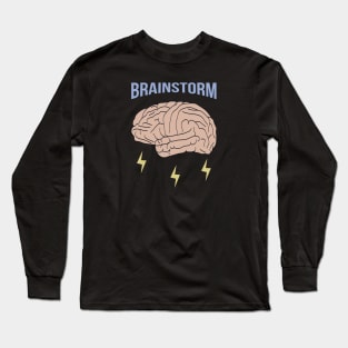 Brainstorm Programmierer IT Informatiker Geschenk Long Sleeve T-Shirt